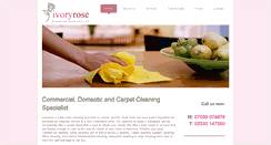 Desktop Screenshot of ivoryrose-cleaning-services.com